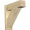Ekena Millwork Traditional Block Rough Sawn Outlooker, Douglas Fir, 8"W x 26"D x 26"H OUT08X26X26TRA05RDF - alternate 1